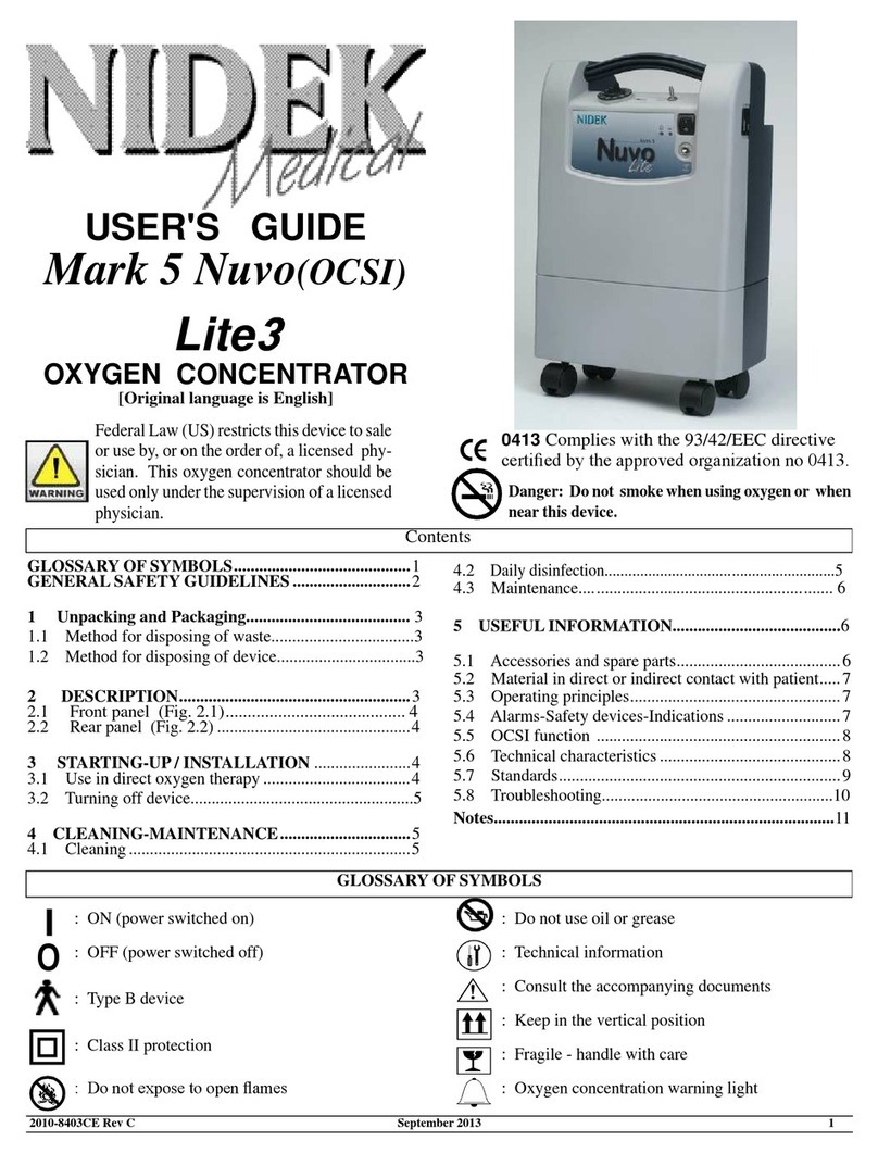 Nidek Medical Mark 5 Nuvo OCSI Lite 3 user guide