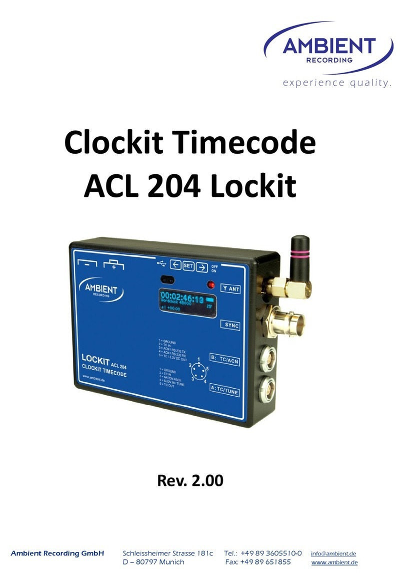 Ambient ACL 204 manual