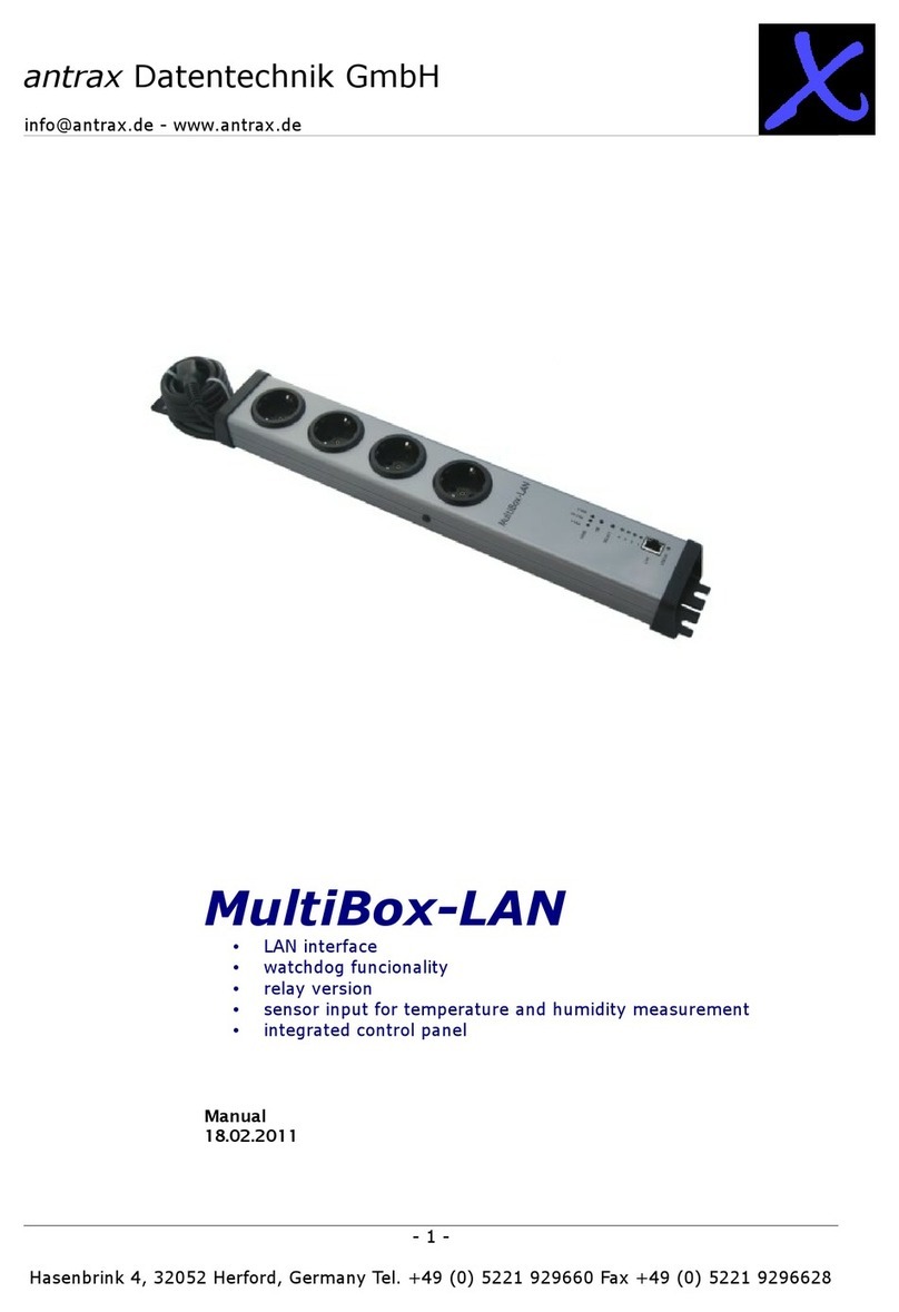 Antrax MultiBox-LAN manual