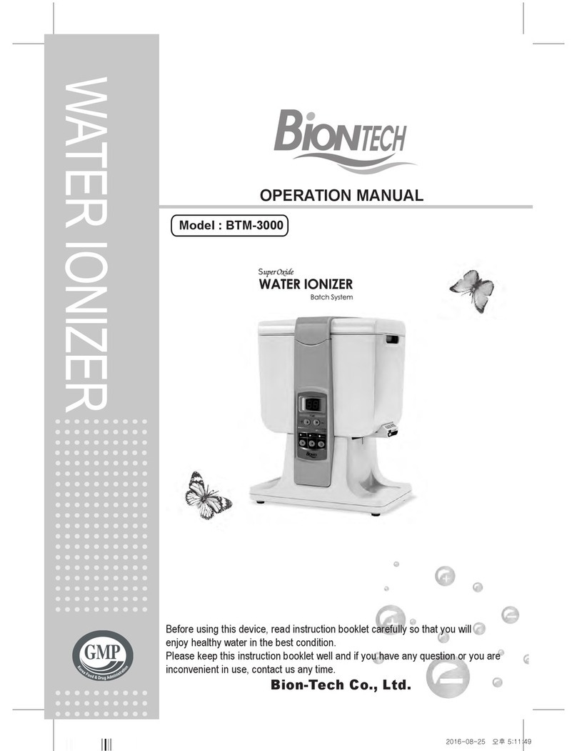Biontech BTM-3000 Operation manual
