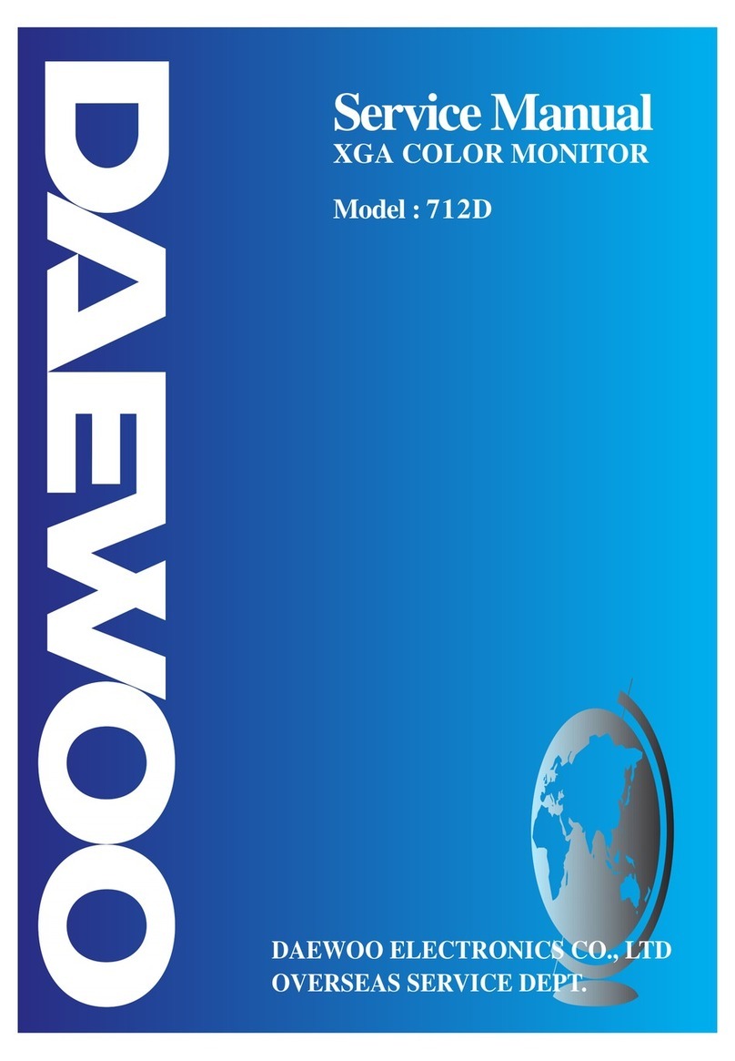 DAEWOO ELECTRONICS 712D Service manual