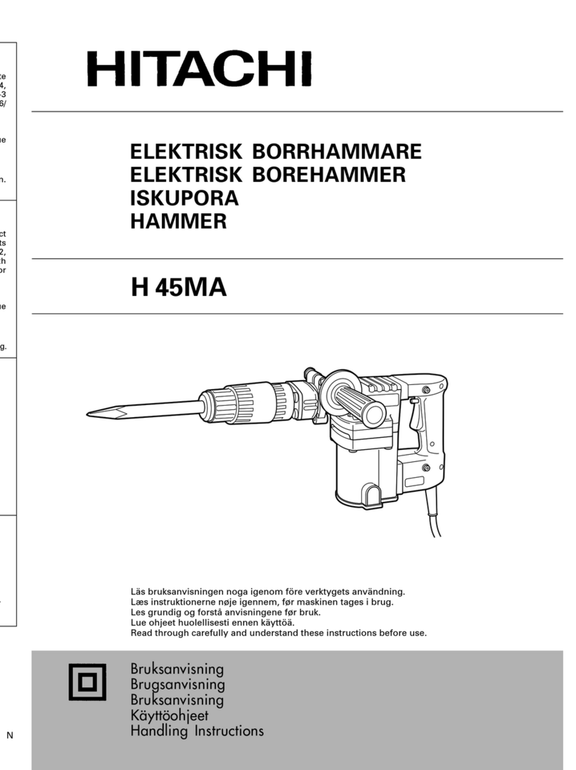 Hitachi H 45MA User manual Hitachi H 45MA User manual