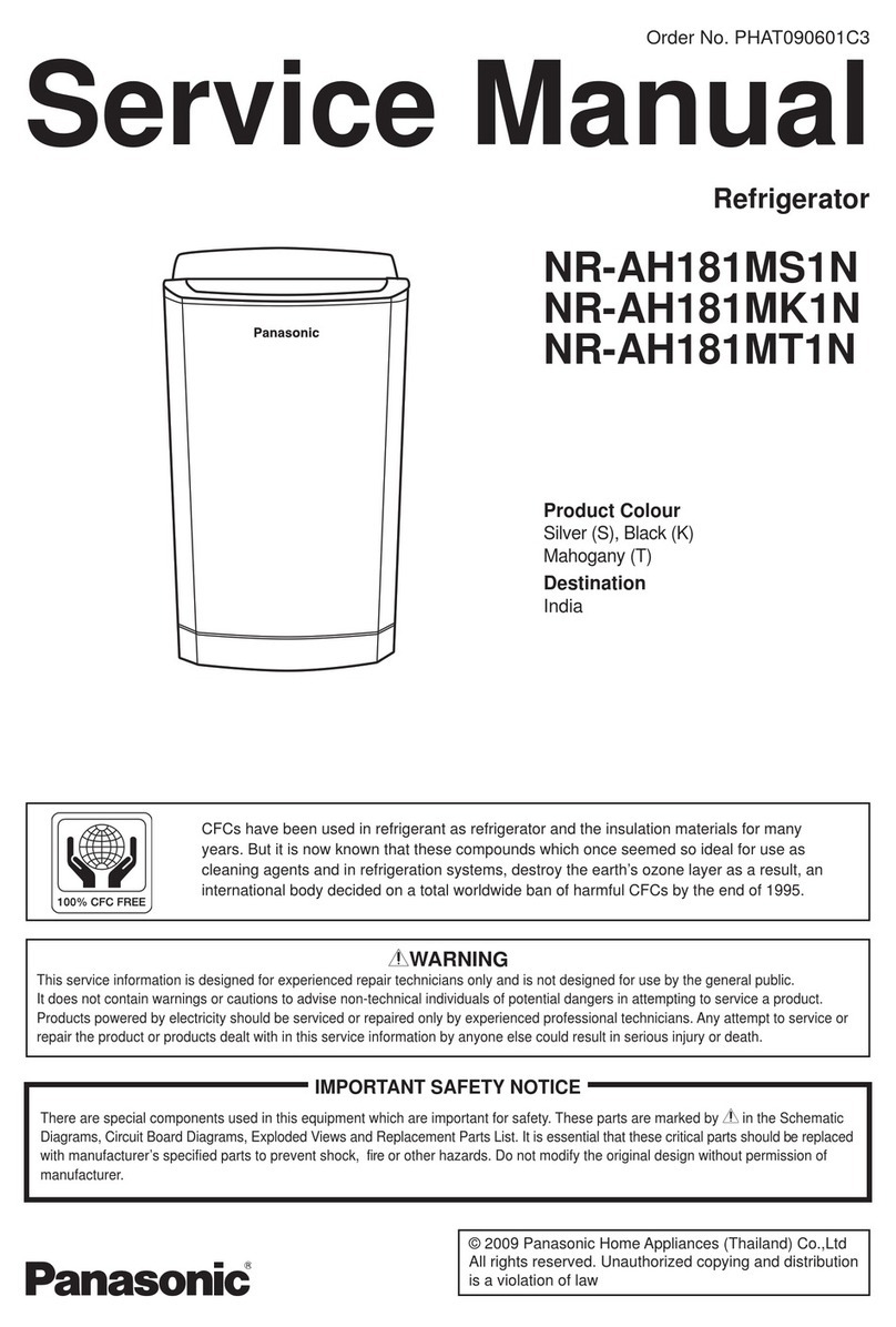 Panasonic NR-AH181MS1N User manual