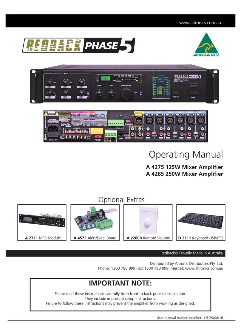 Atronic A 4275 User manual