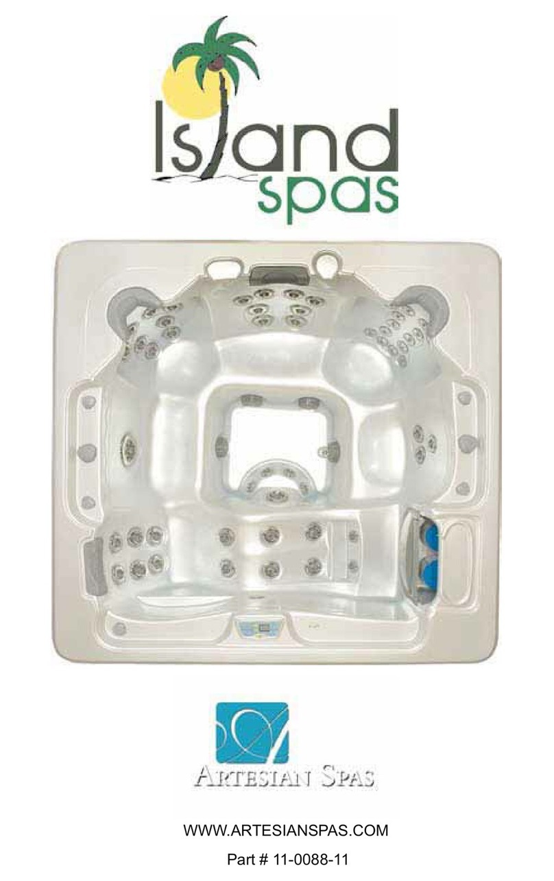 Artesian Spas Grand Bahama User manual
