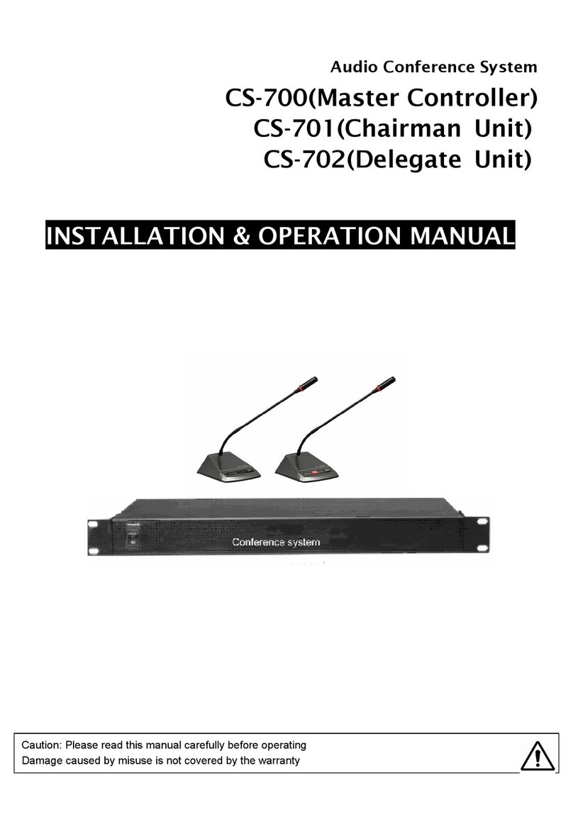 CMX CS-700 Installation & operation manual