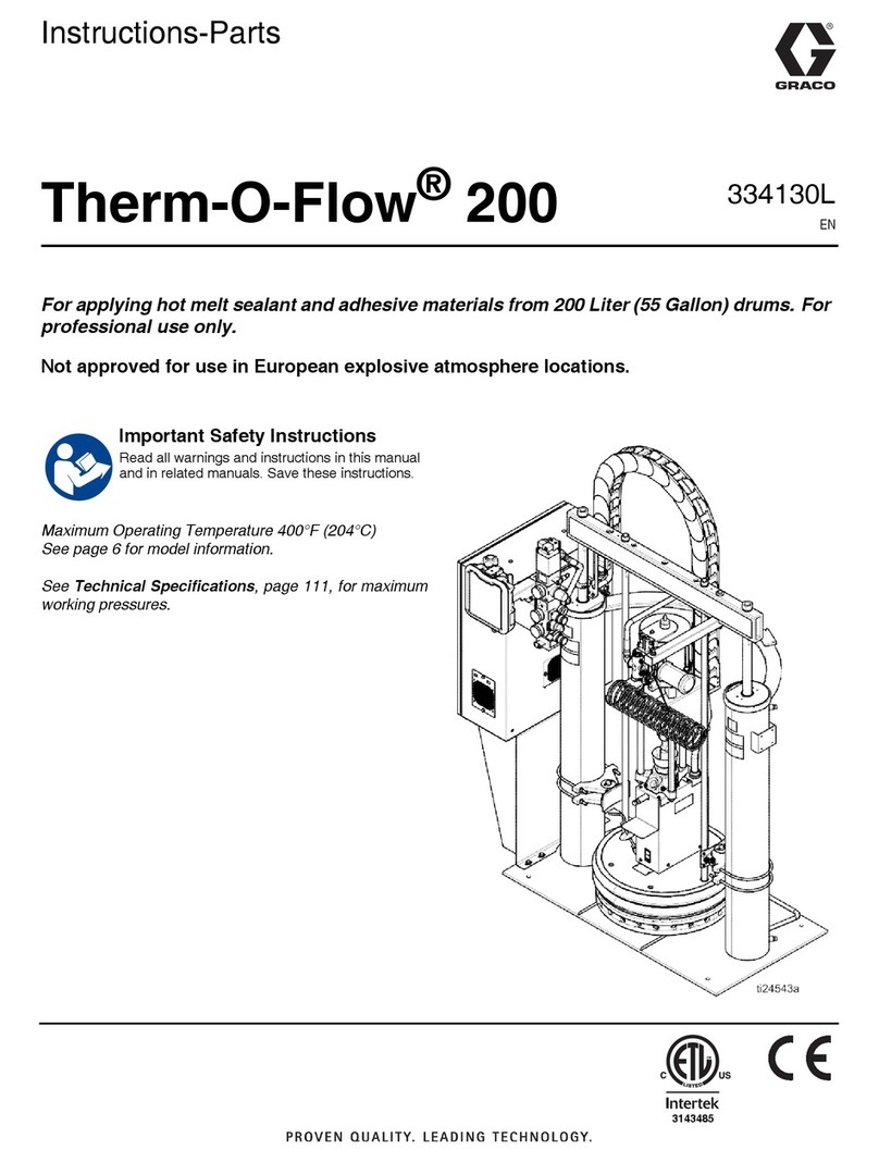 Graco Therm-O-Flow 200 Instructions - parts