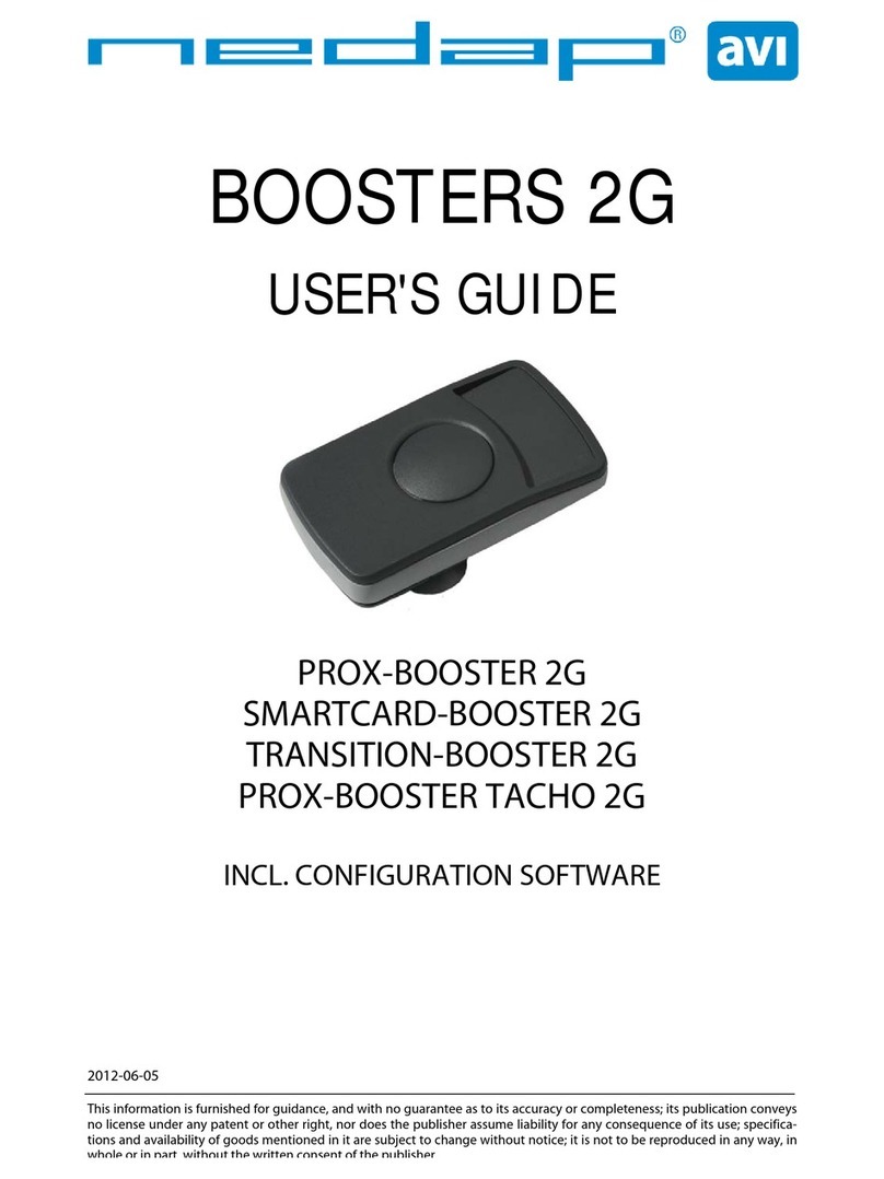 Nedap PROX-BOOSTER 2G User manual