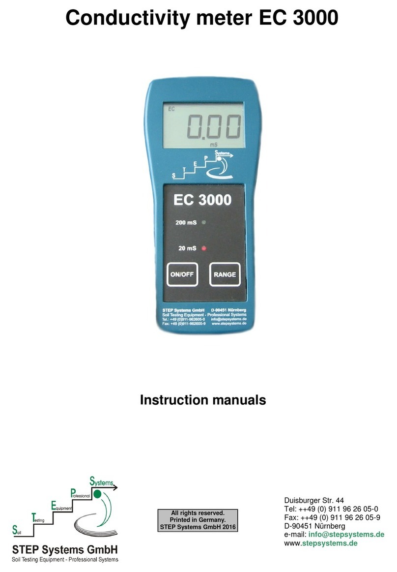 STEP SYSTEMS EC 3000 Instruction manuals