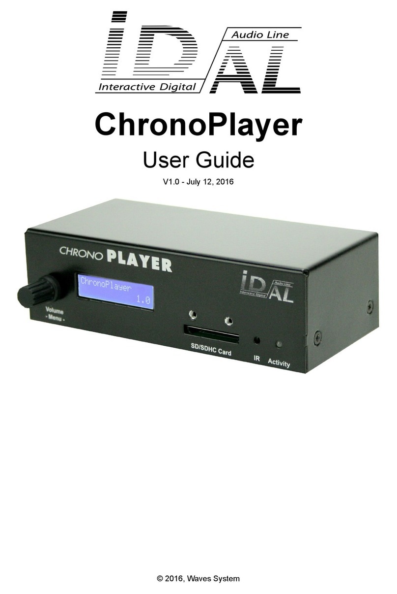 ID-AL ChronoPlayer User manual