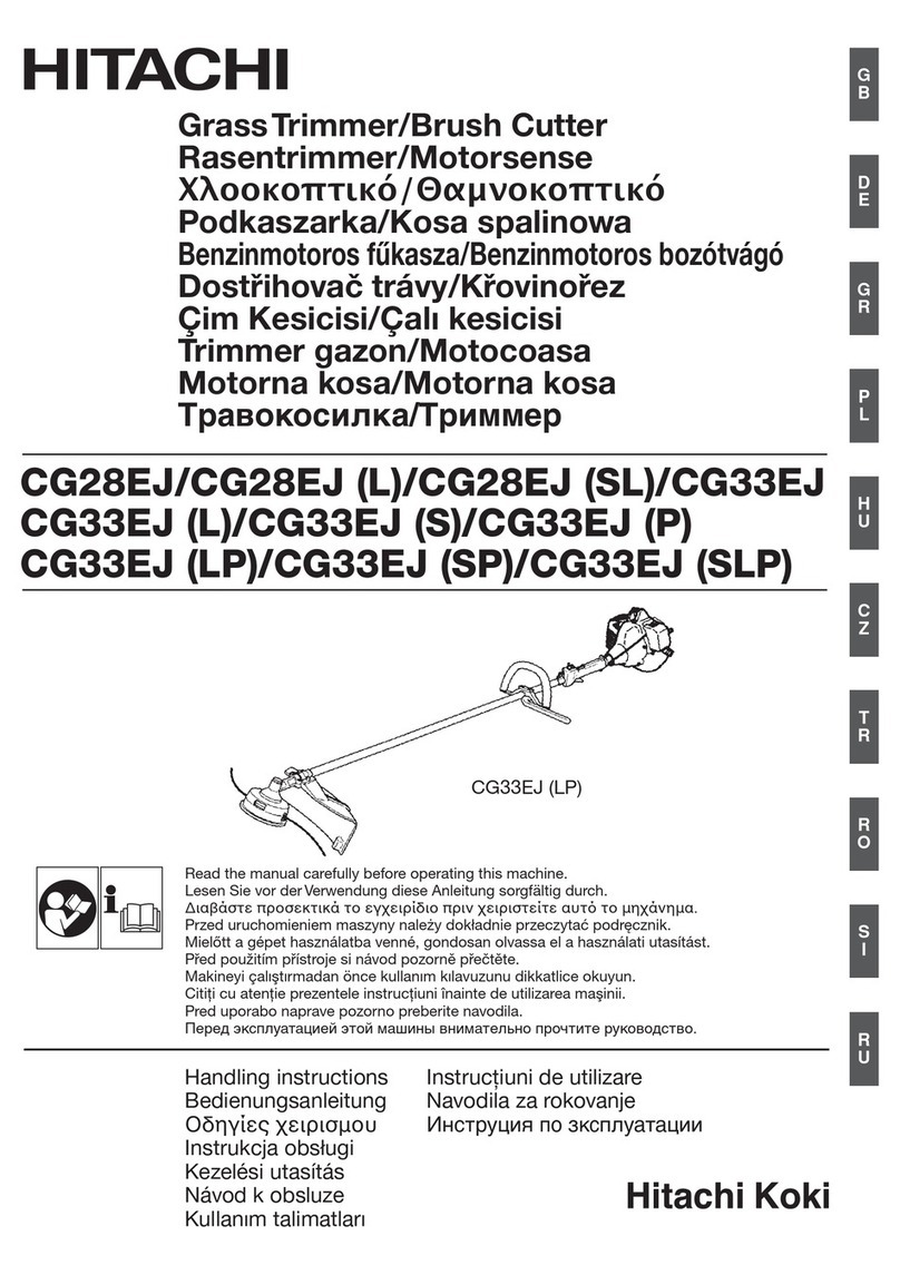 Hitachi Koki CG28EJ Handling instructions