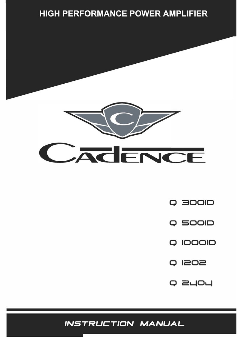 Cadence Q 300ID instruction manual