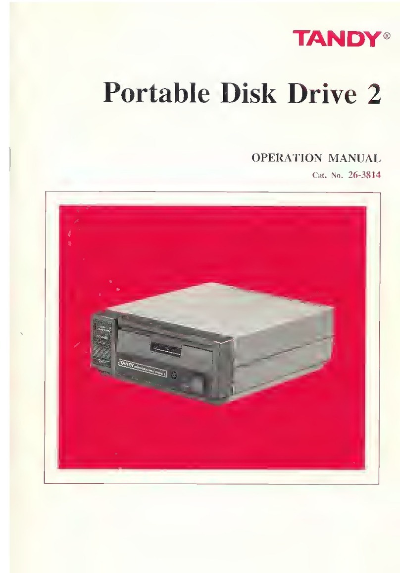 Tandy Portable Disk Drive 2 Operation manual