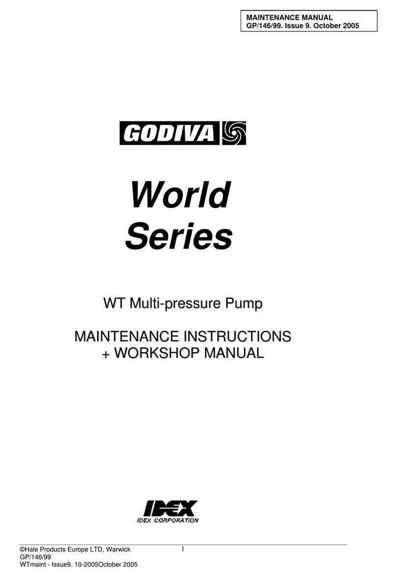 Godiva WTA2010 MAINTENANCE INSTRUCTIONS and WORKSHOP MANUAL Godiva WTA2010 MAINTENANCE INSTRUCTIONS and WORKSHOP MANUAL