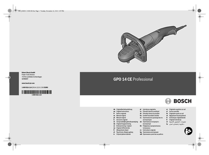 Bosch GPO 14 CE Professional User manual