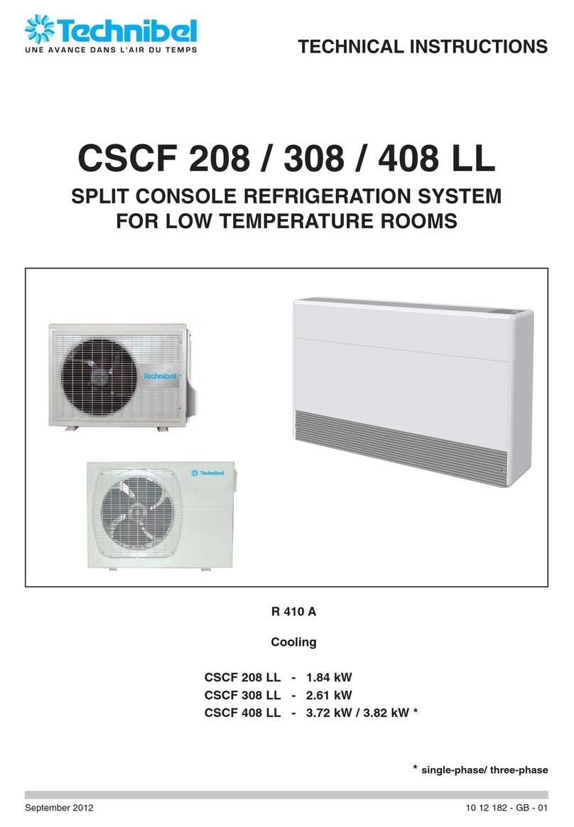 Technibel CSCF 208 LL Owner's manual