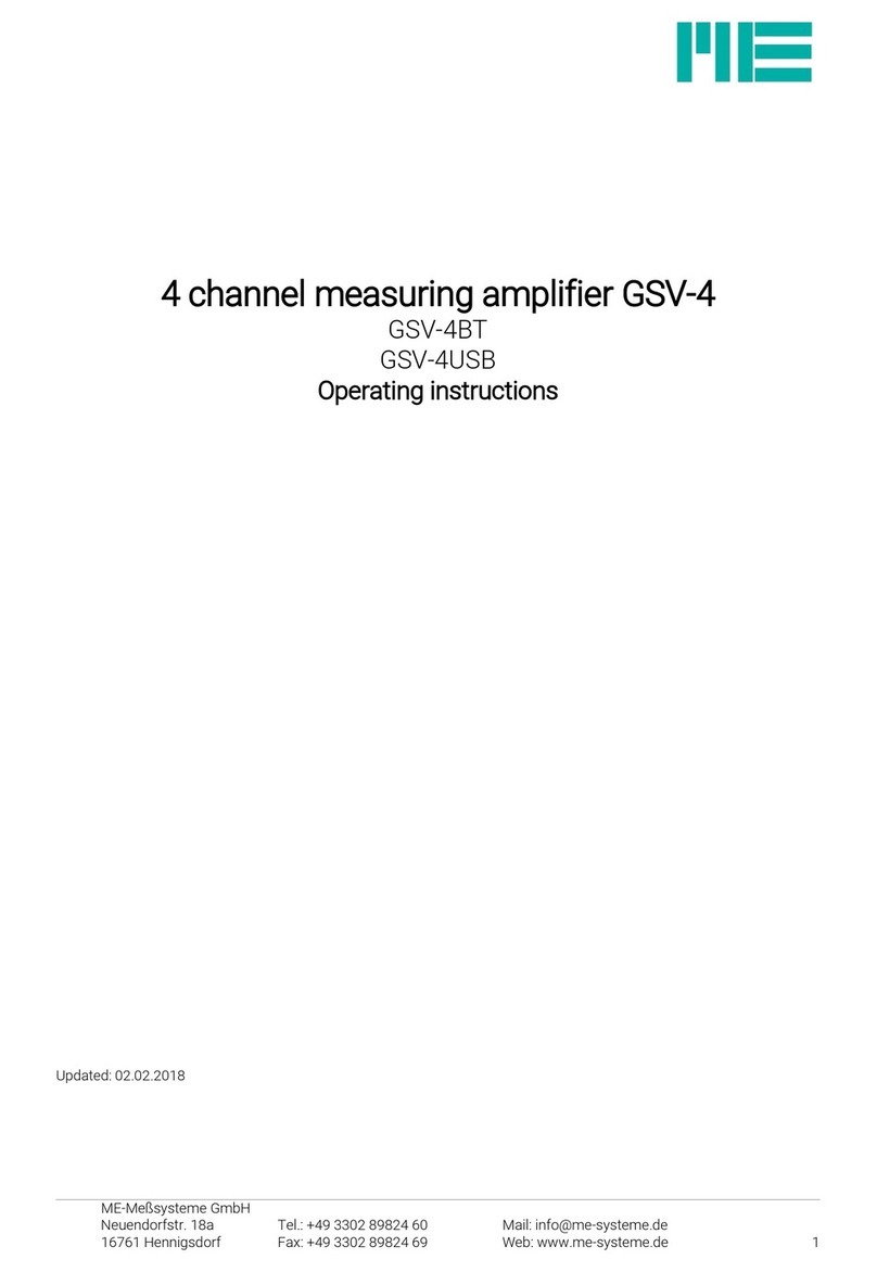 Me GSV-4 operating instructions
