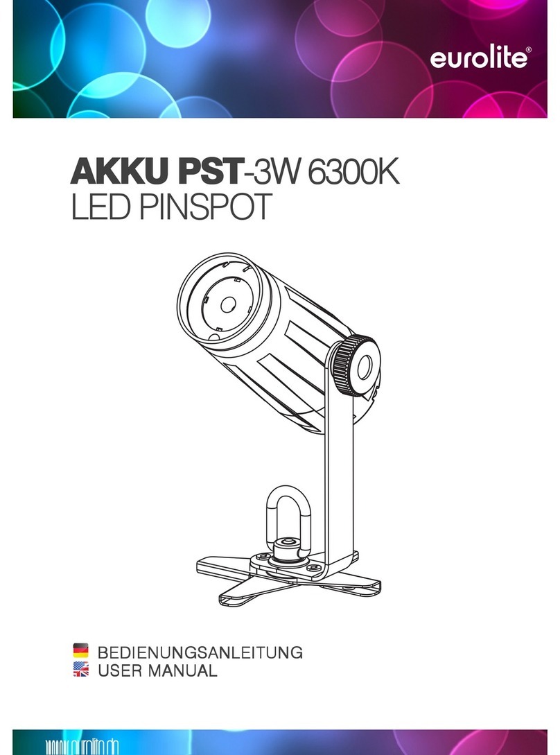EuroLite AKKU PST-3W 6300K user manual EuroLite AKKU PST-3W 6300K user manual