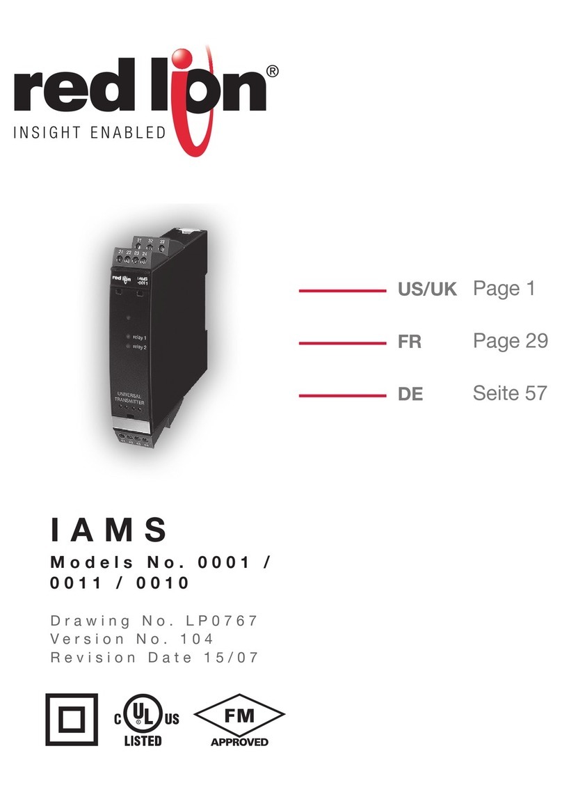 red lion IAMS 0001 User manual