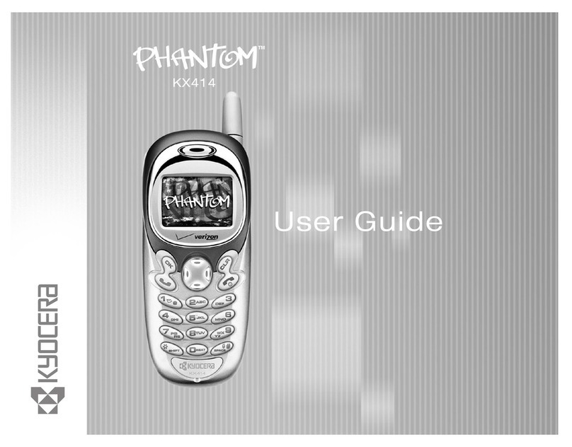 Kyocera Phantom KX414 User manual