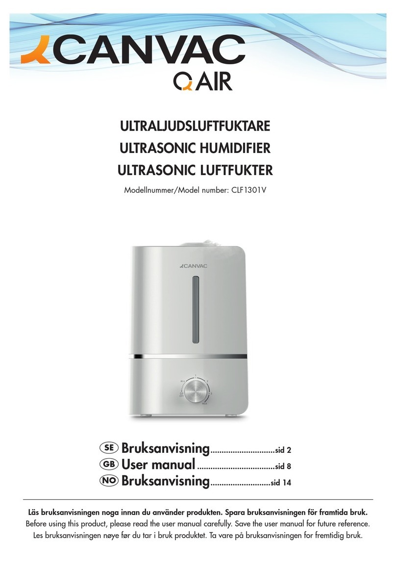CANVAC CLF1301V user manual