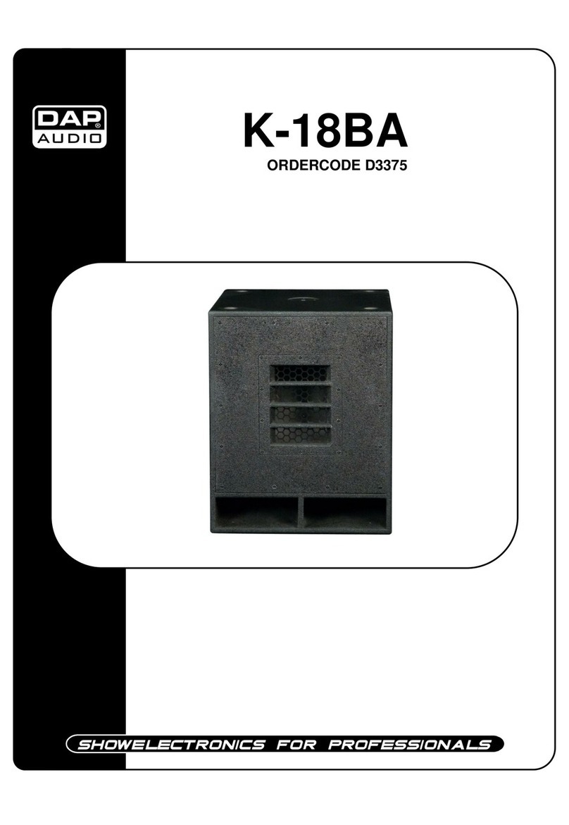 DAPAudio K-18BA Product guide