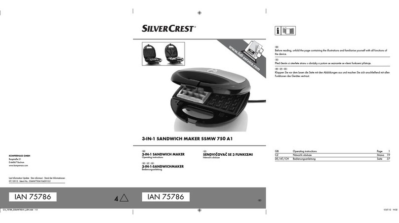 Silvercrest SSMW 750 A1 User manual