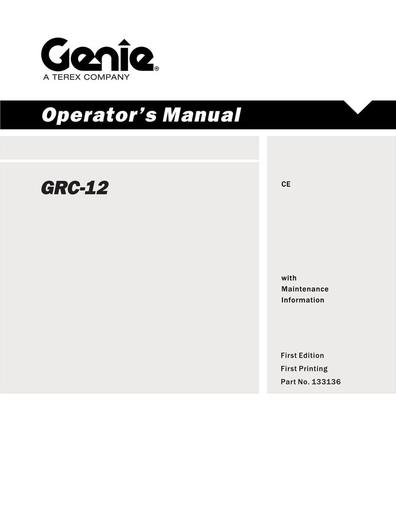Genie Lift Guard GRC-12 User manual