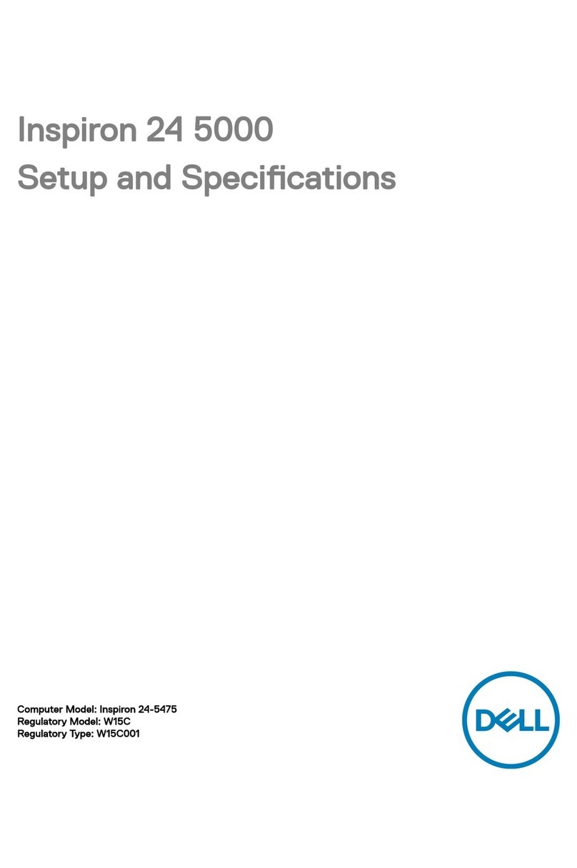 Dell Inspiron 24 5000 Series Setup and specifications