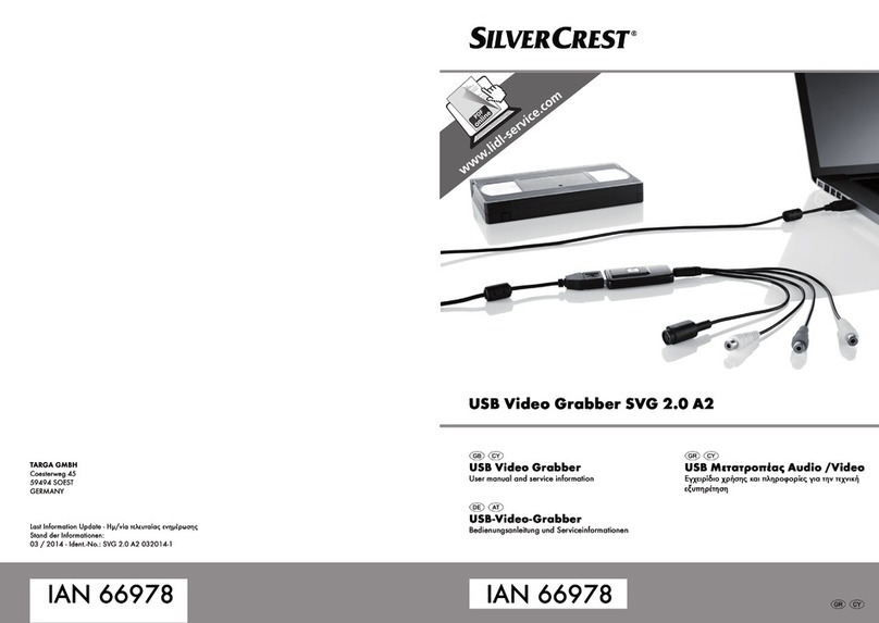 Silvercrest 66978 Instruction sheet