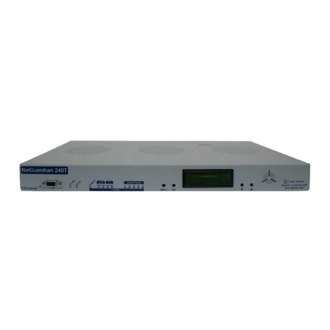 DPS Telecom NetGuardian 240T Instructions for use DPS Telecom NetGuardian 240T Instructions for use