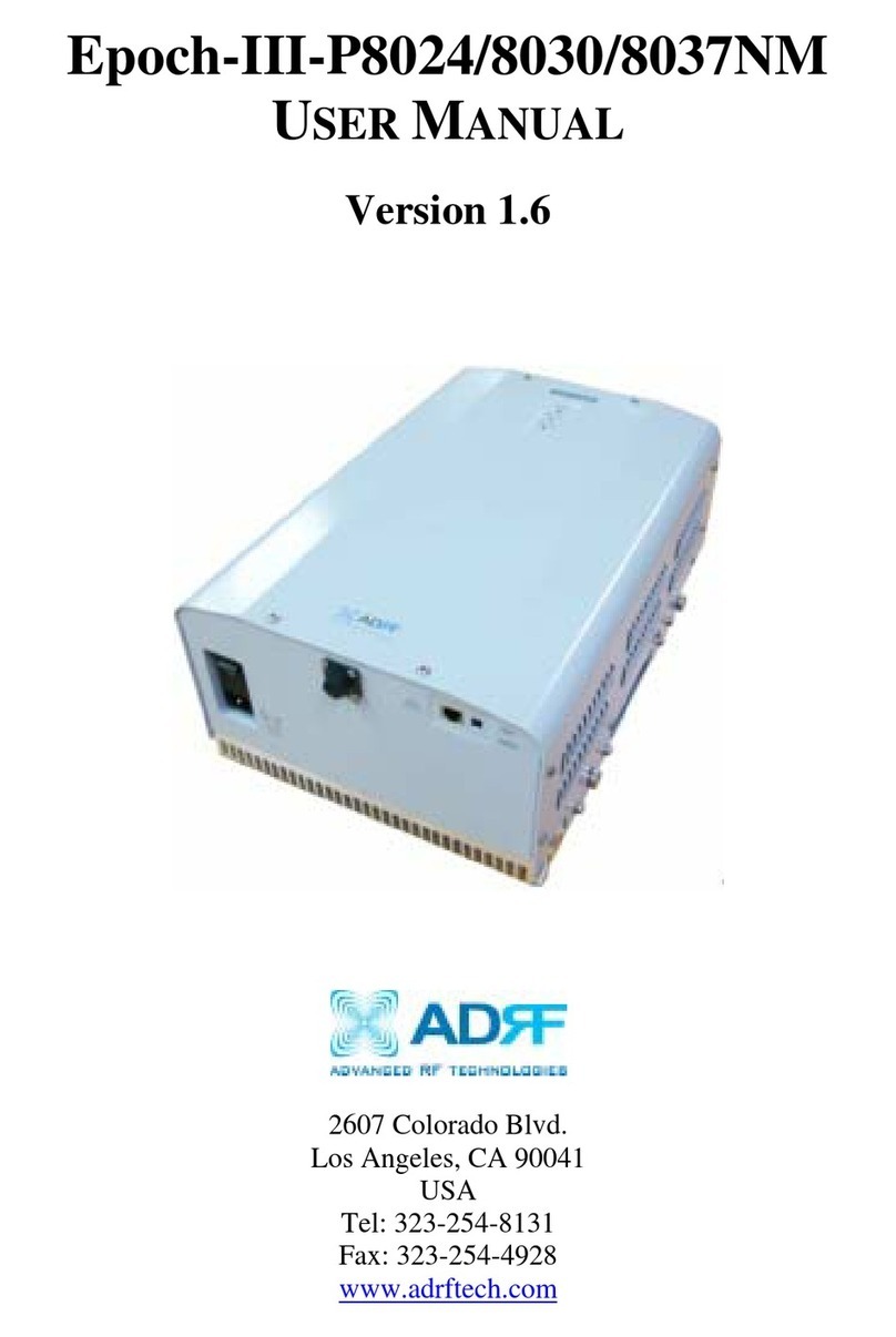 ADRF Epoch-III-P8024 user manual