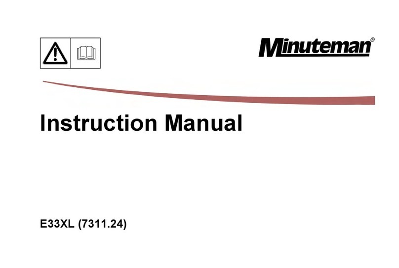 Minuteman E33XL User manual