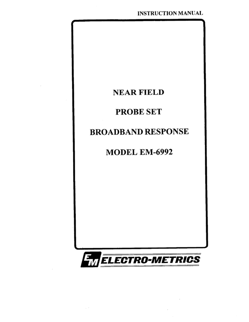 Electro-Metrics EM-6992 instruction manual