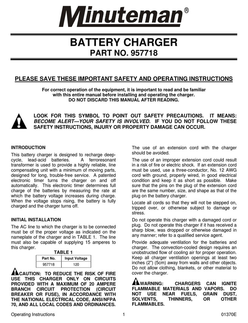Minuteman 957718 user manual