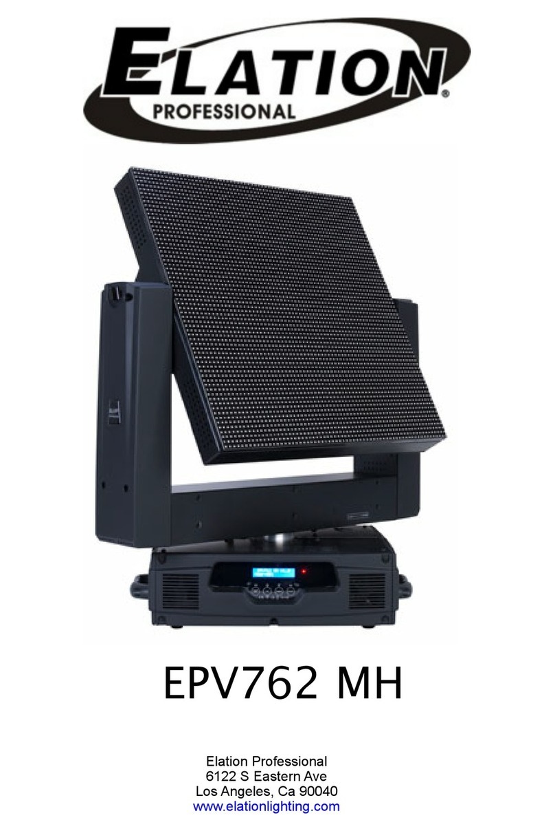 Elation EPV762 MH User manual