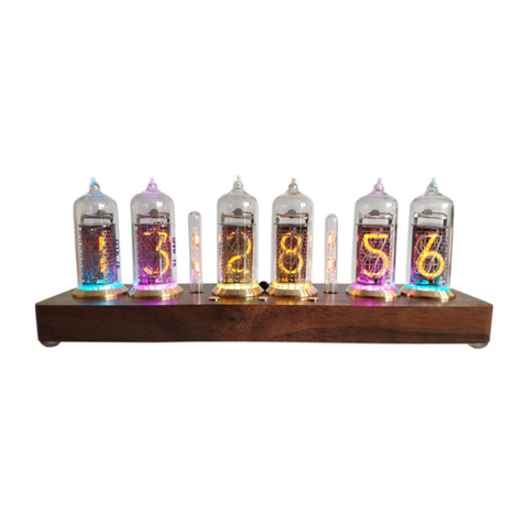 Nixie Clock IN-14 All-In-One User manual