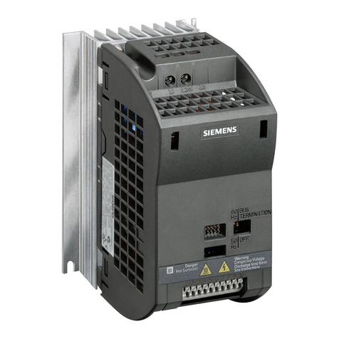 Siemens SINAMICS G110 operating instructions