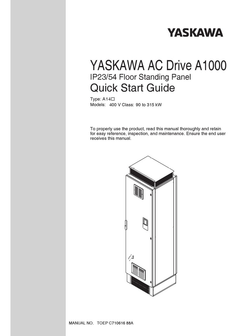 YASKAWA A1000 Series User manual