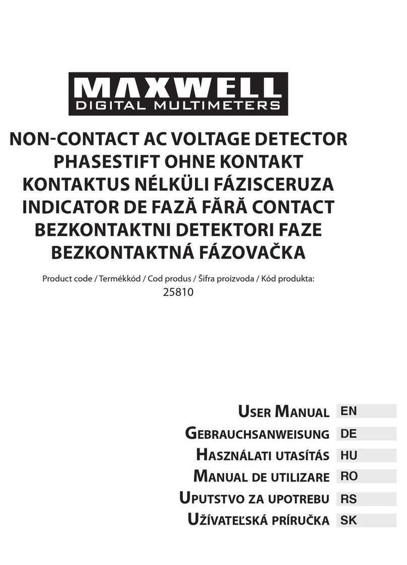 Maxwell Digital Multimeters 25810 user manual