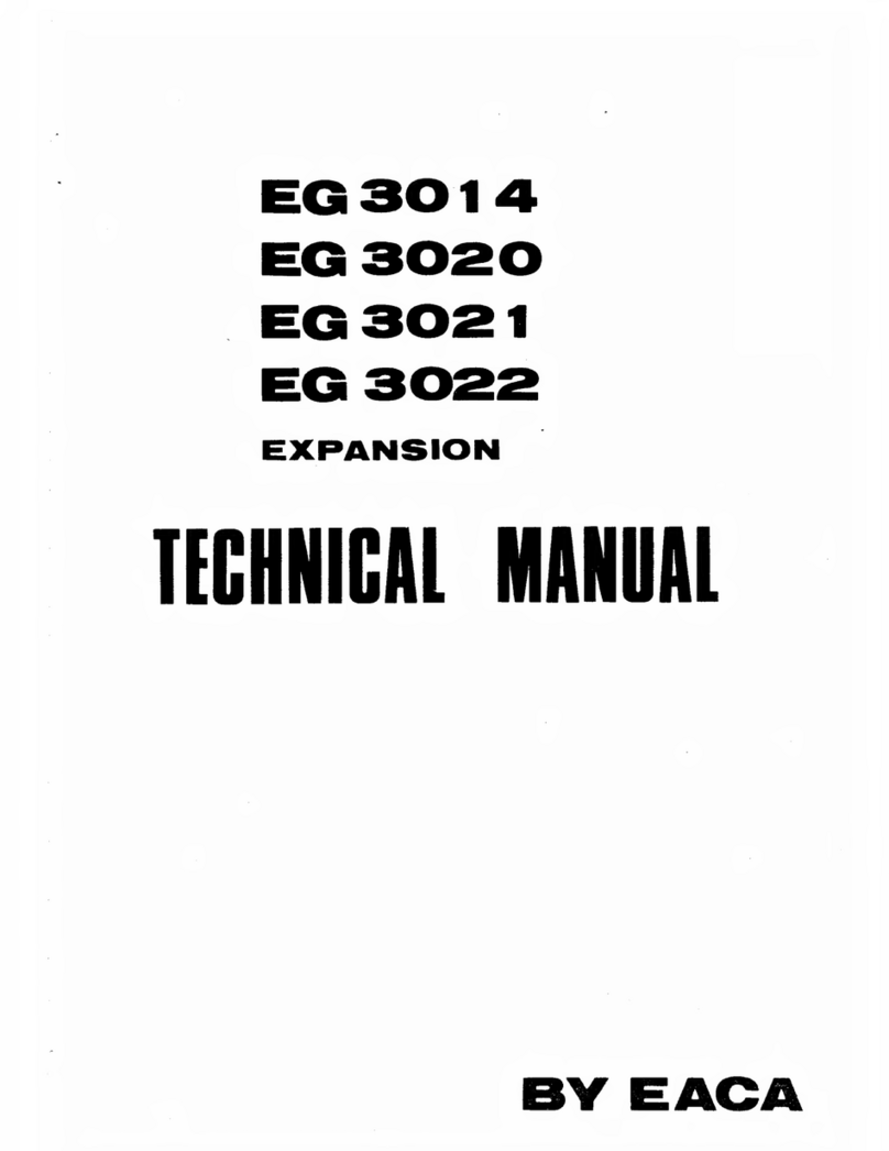 EACA EG 3014 Technical manual