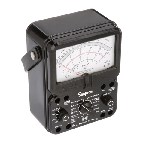 Simpson 260 series 5M User manual