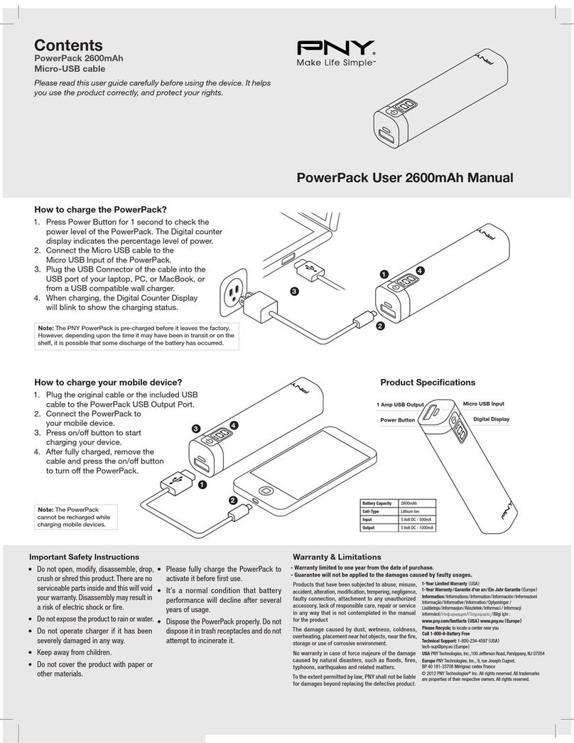 PNY PowerPack user manual