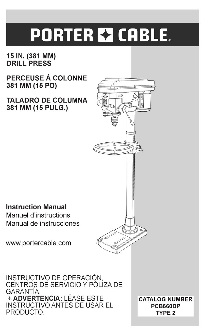 Porter-Cable PCB660DP instruction manual