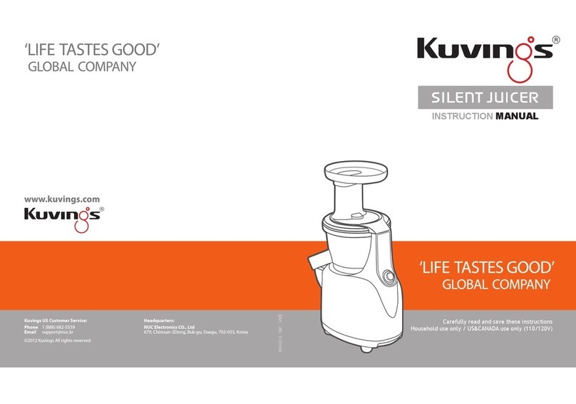 Kuvings UL-100 instruction manual Kuvings UL-100 instruction manual