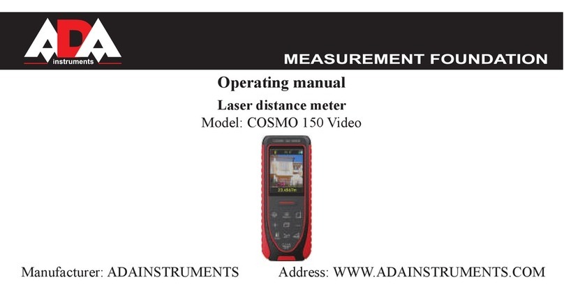 A/DA COSMO 150 Video operating manual