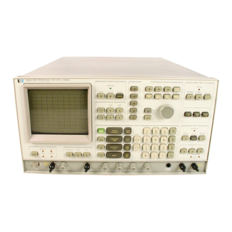 HP 3585A User manual