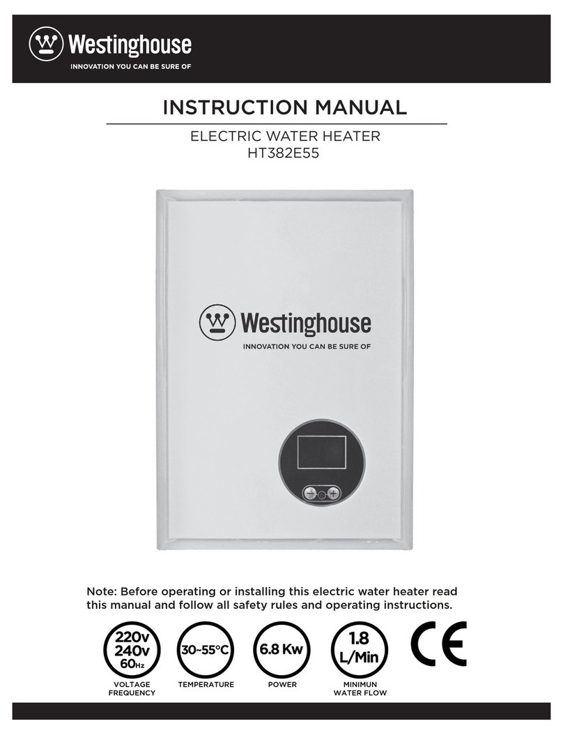 Westinghouse HT382E55 instruction manual