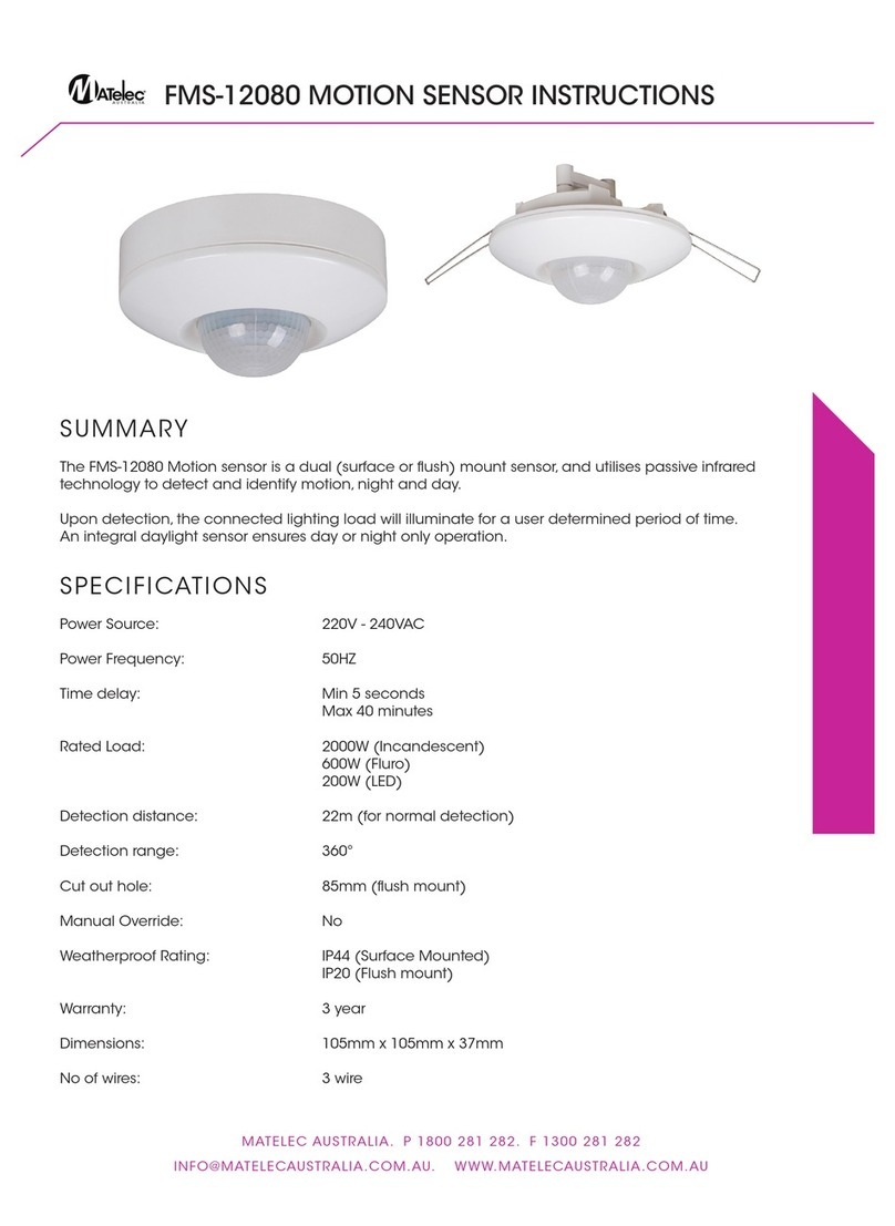 Matelec FMS-12080 User manual