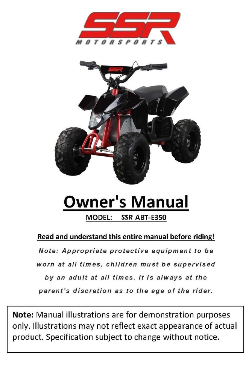 SSR ABT-E350 owner's manual